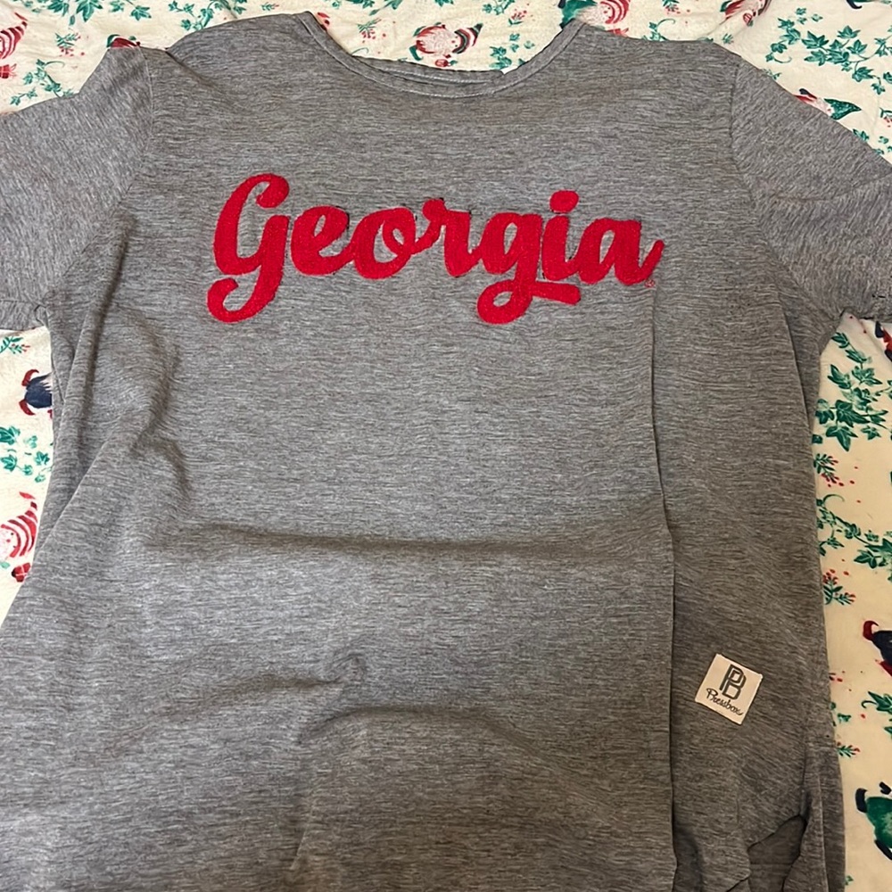 grey Georgia Bulldogs boutique style shirt